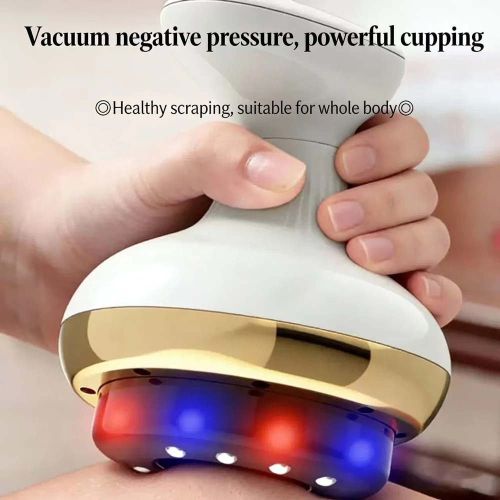 Home Electric Scraping Cupping With Suction Cups, Heated Suction, And Anti-Cellulite Massager_voghion.com