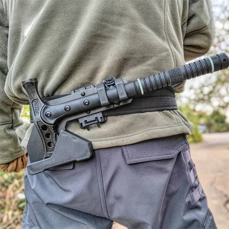 Outdoor Hammer Tactical Axe Set Quick Draw Self Defense Survival Equipment Camp Engineer Axe Steel Reinforced Hand camping hammer multi function tool self defense tools camping knives