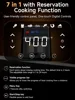 Air Fryer Oven 5.28 Qt,7-in-1 Digital Display Compact Cooker with Easy View Windows,Space-saving,non-stick pan 2