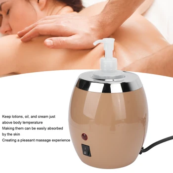 Electric Lotion Heater Massage Oil Heater Quickly Heating 60℃ Temperature Essential Oil Warmer for Lotion Cream EU Plug 220V 1