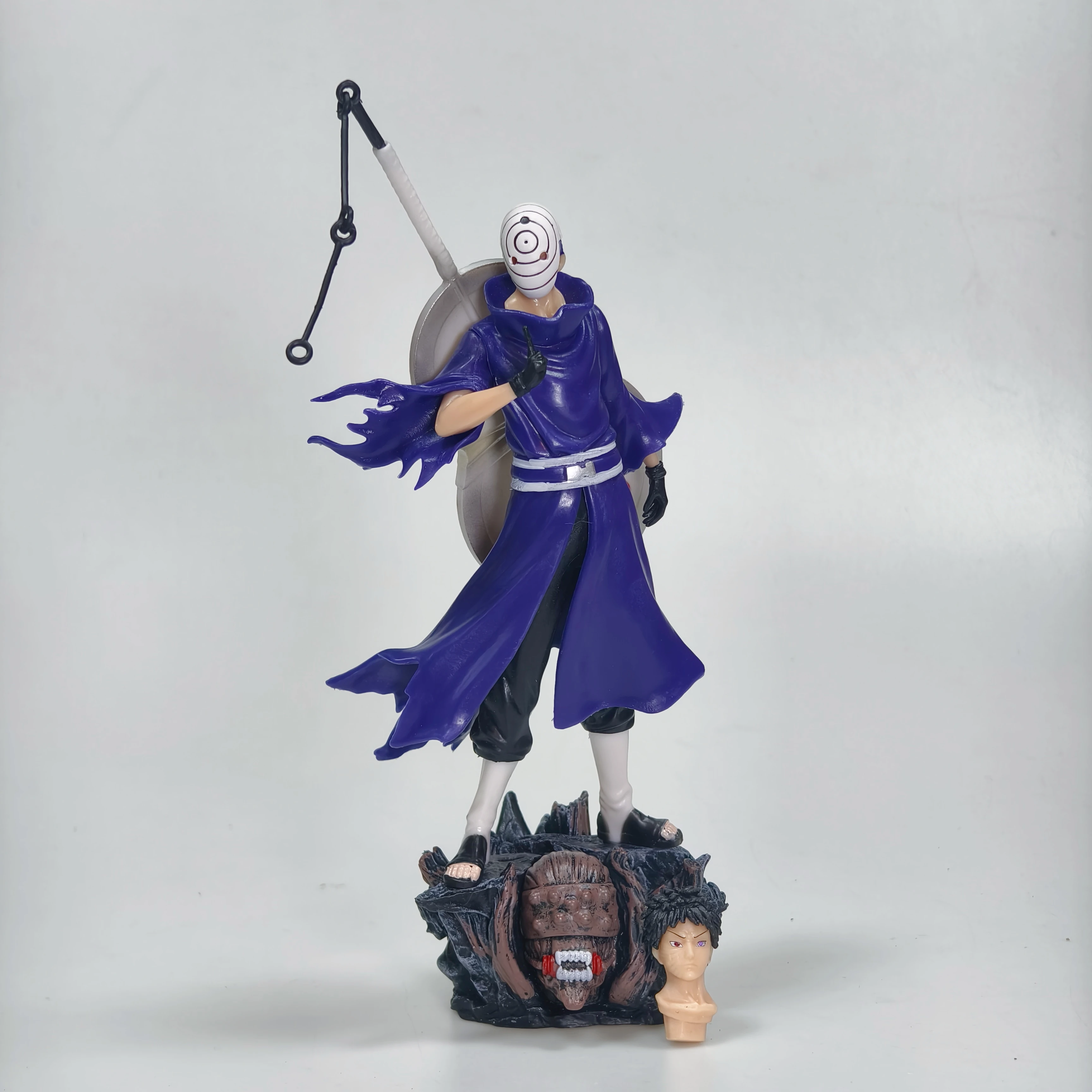 Naruto Shippuden: Surge - Uchiha Obito (modèle de scène) GK Figure tendance à collectionner à double tête échangeable