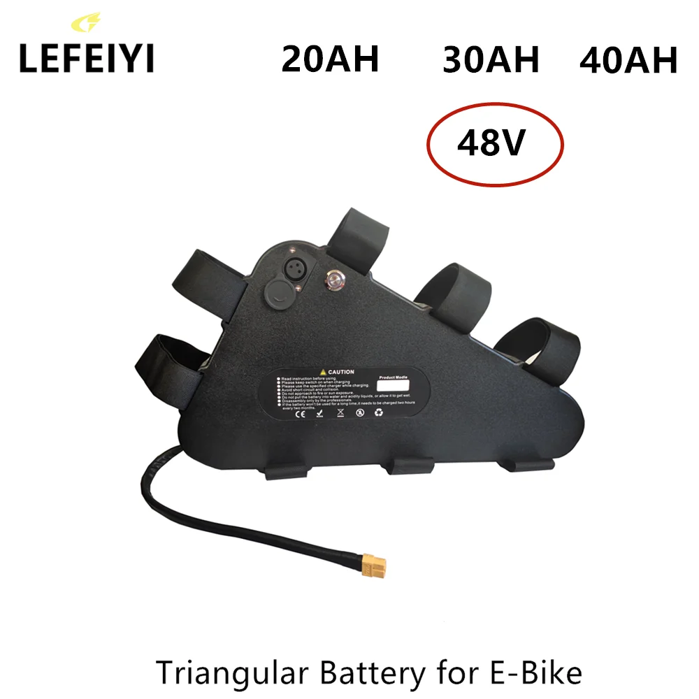 

100% 48V 20AH 30AH 40AH Triangle Battery 18650 48V Battery Pack for Bafang 250-1800W Electric Bike