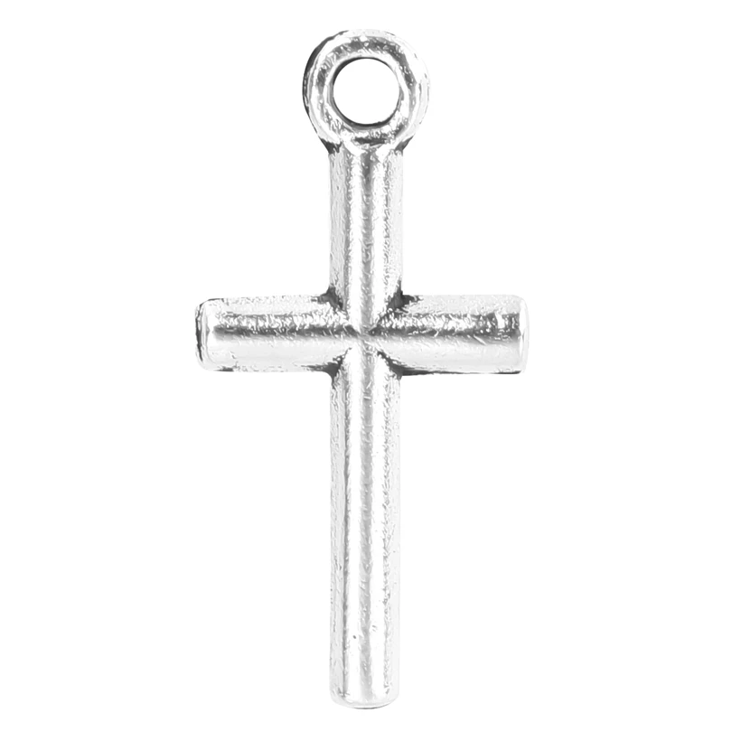 

75pcs/Lot Simple Style Silver Color Cross Charms Alloy Pendant For Necklace Bracelet Earrings Jewelry Making Diy Accessories