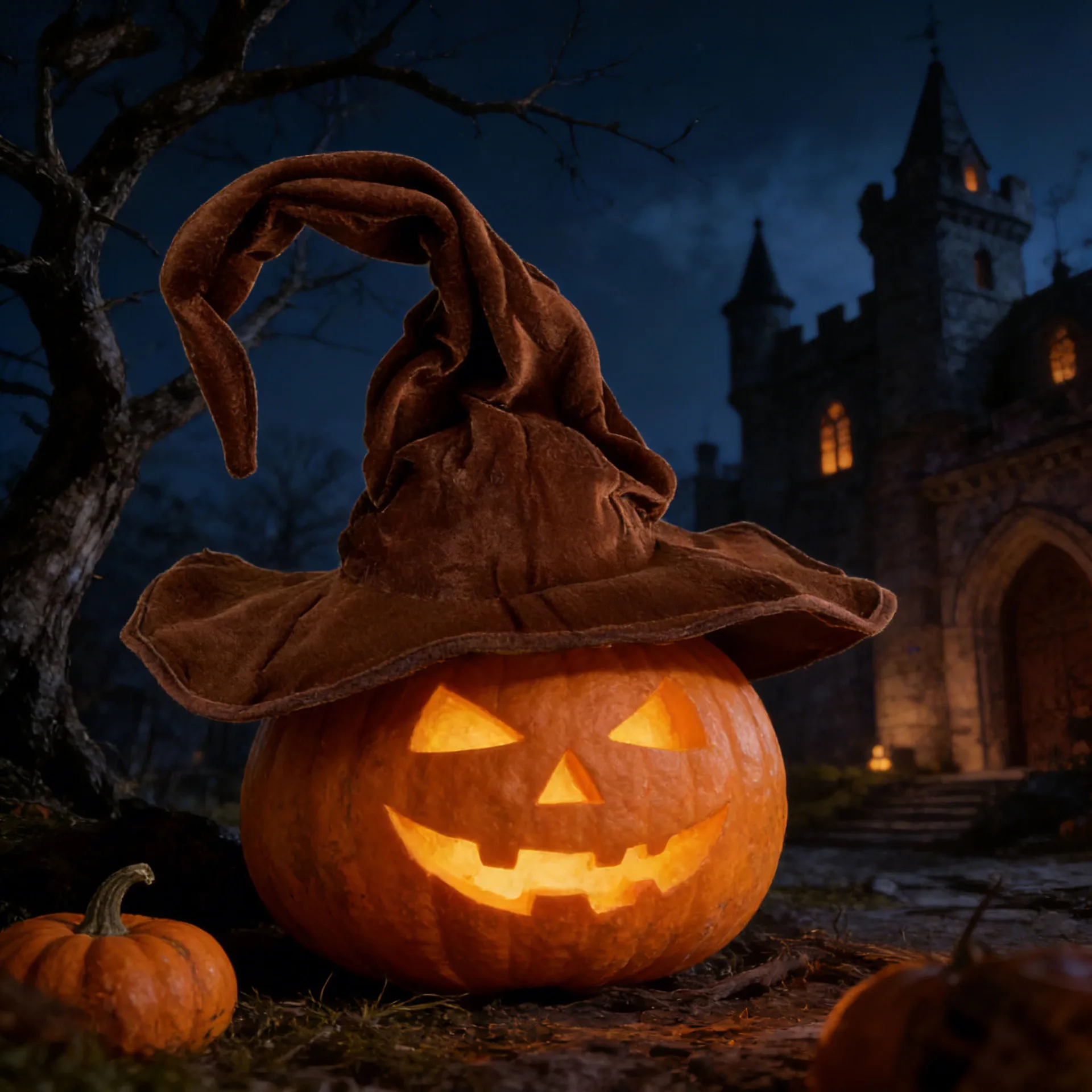 Enchanting Velvet Witch Hat - Perfect Halloween Costume Accessory