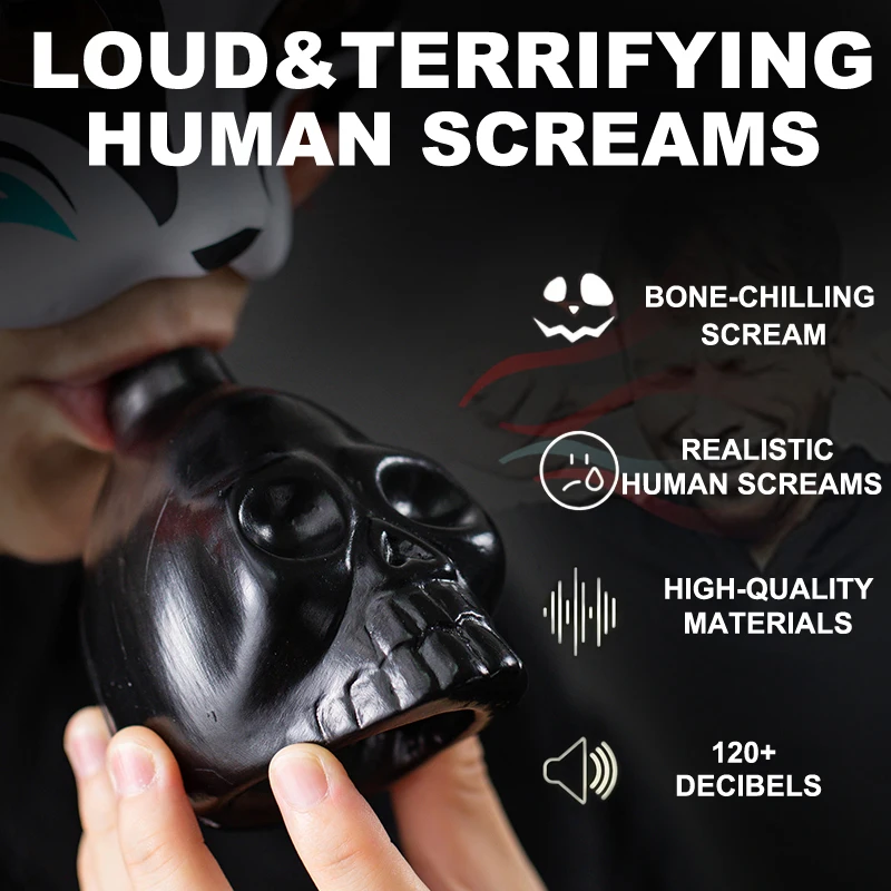 Aztec Death Whistle, Up To125+ Decibels Loud Real Screaming Aztec Death Whistle Loudest Authentic Human Authentic Human Sounding