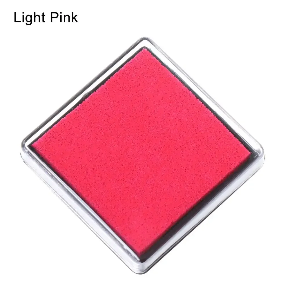 Multi-Color Art Decor Scrapbooking Ink Pad - Square Fingerprint Stamp Pads for Office & School Supplies