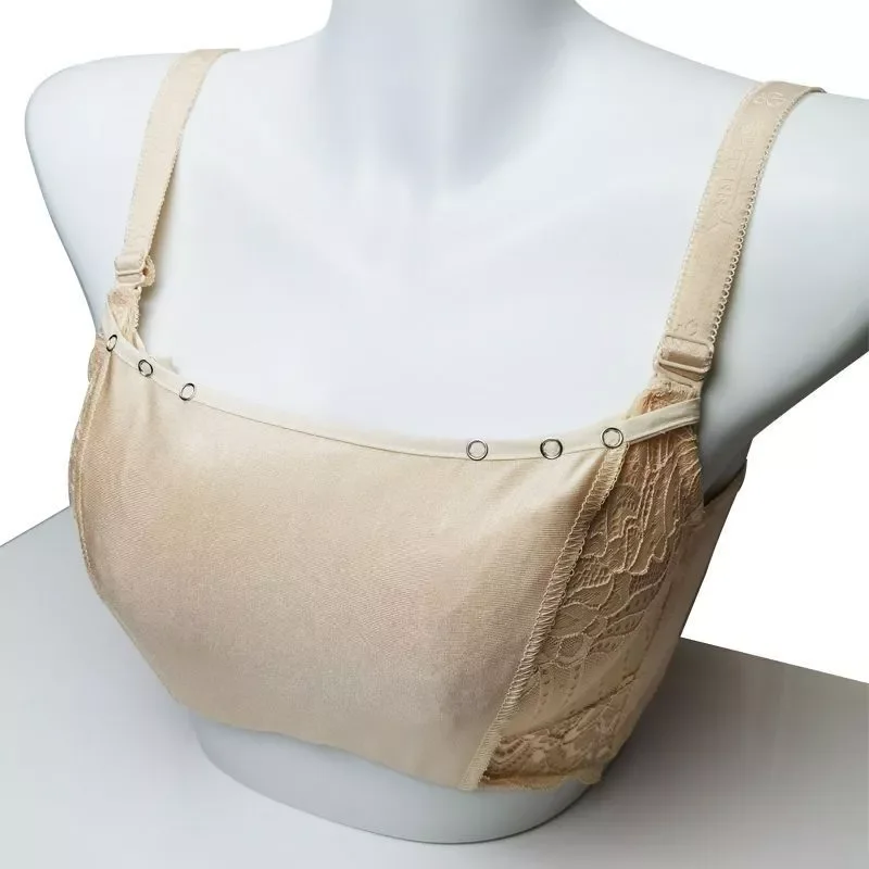 3Pcs Clip-on Bra Insert Overlay Modesty Panel Neutral Style Women Solid Bra Insert Cover Seamless Casual Tank Tube Tops,women lingerie bra,women tube tops