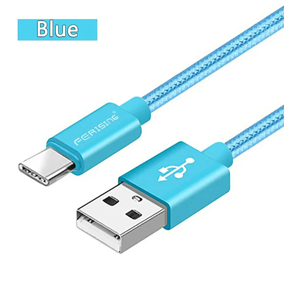 FERISING 2.4A USB C Cable For iPhone 16 15 14 13 12 Pro Xs Max X 8 ipad Fast Charging Type-C Charger Phone Data Cable Wire Cord