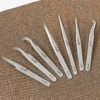 Yelix Eyelash Extension Tweezers Eyelash Tweezers SA Volume Lash Tweezers Pincet Professional Hyperfine High Precision 4
