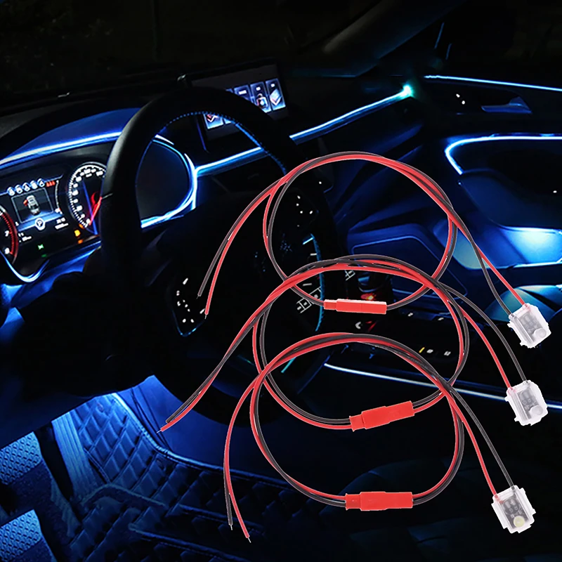 LED Car Lights LED Atmosphere Lamp Circular Car Inner Bowl Light Door Handle Lights Handrail Lights Decorative