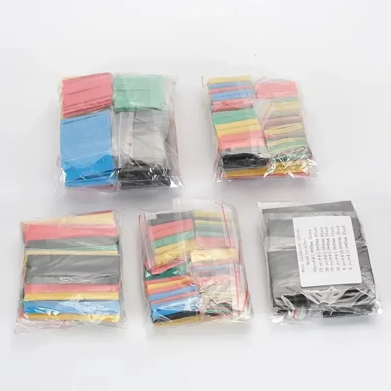 127Pcs-800Pcs Insulated Heat Shrink Tubing Color Heat Shrink Tubing Boxed DIY Set Shrinkable Waterproof heat shrink tubing