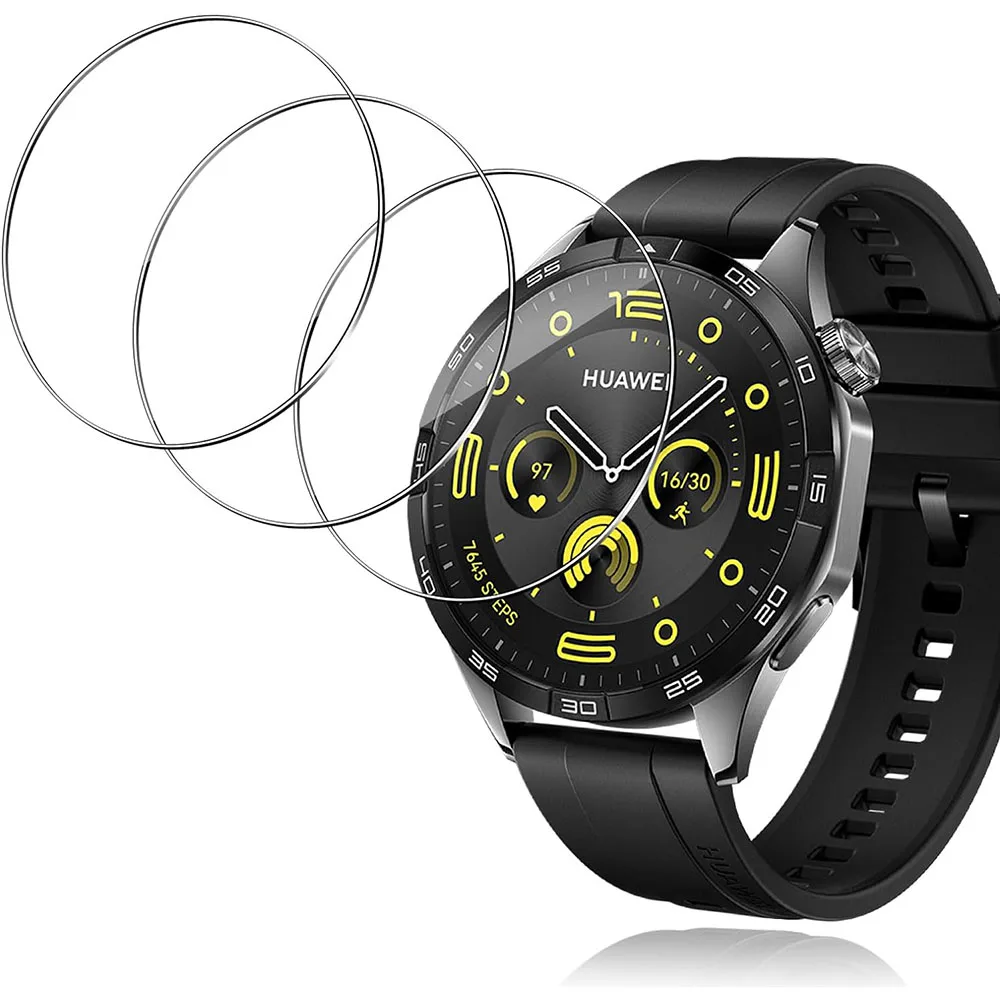 Premium Tempered Glass Screen Protector Set for Smartwatches (3-Pack)