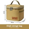 Outdoor camping Seasoning Dispenser Spice Containers Camping seasoning jar Camping Spice Kit Set with Travel Storage Bag 6
