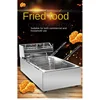 Deepfrier Electric Deep Fryer Stainless Steel Commercial Electric Fryer Household Chips Frying Pan Adjusting Temperature Timing 1