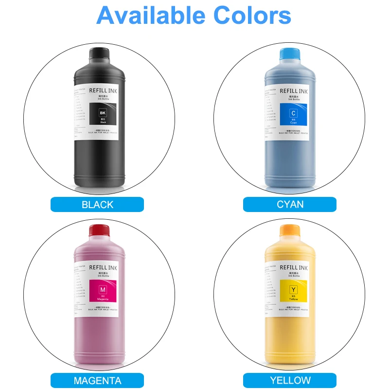 Recarga da Tinta do Pigmento para hp 1000ml 950 951 932 933 952 953 954 955 956 957 711 8100 8600 7610 7510 T120 T520 7740 8210 8710 - Imagem 5