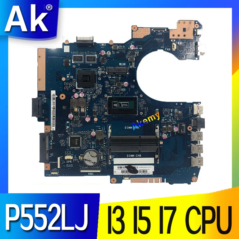 

P552LJ Notebook mainboard For Asus P552LA P552L P552LJ PRO552L PRO552LJ Laptop motherboard mainboard I3 I5 I7 CPU VGPU