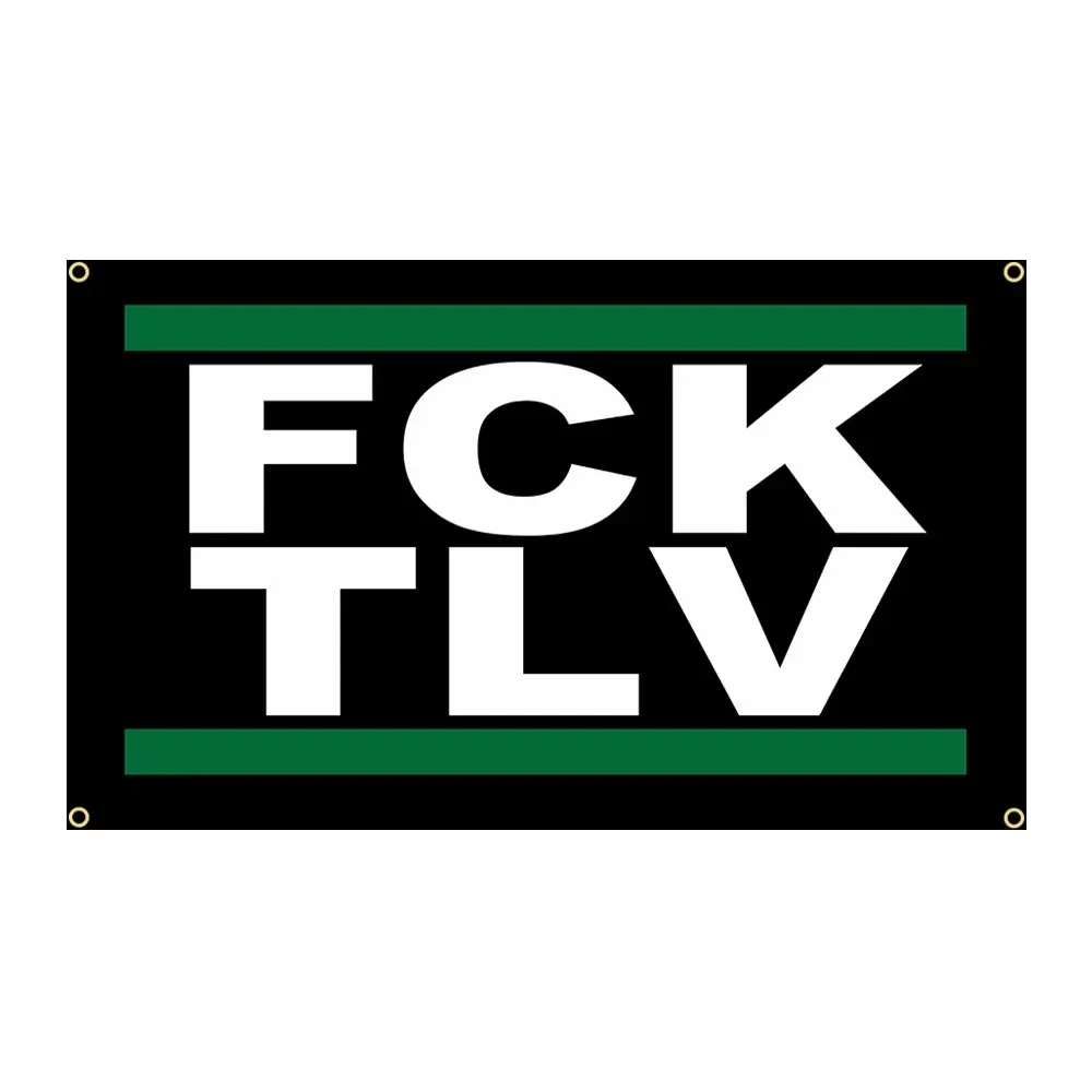 

Q 90x150cm FCK TLV Haifa Lsrael FC Flag Polyester Printed Banner - Ft Flags Decor,flag Decoration Banner Flag Banner