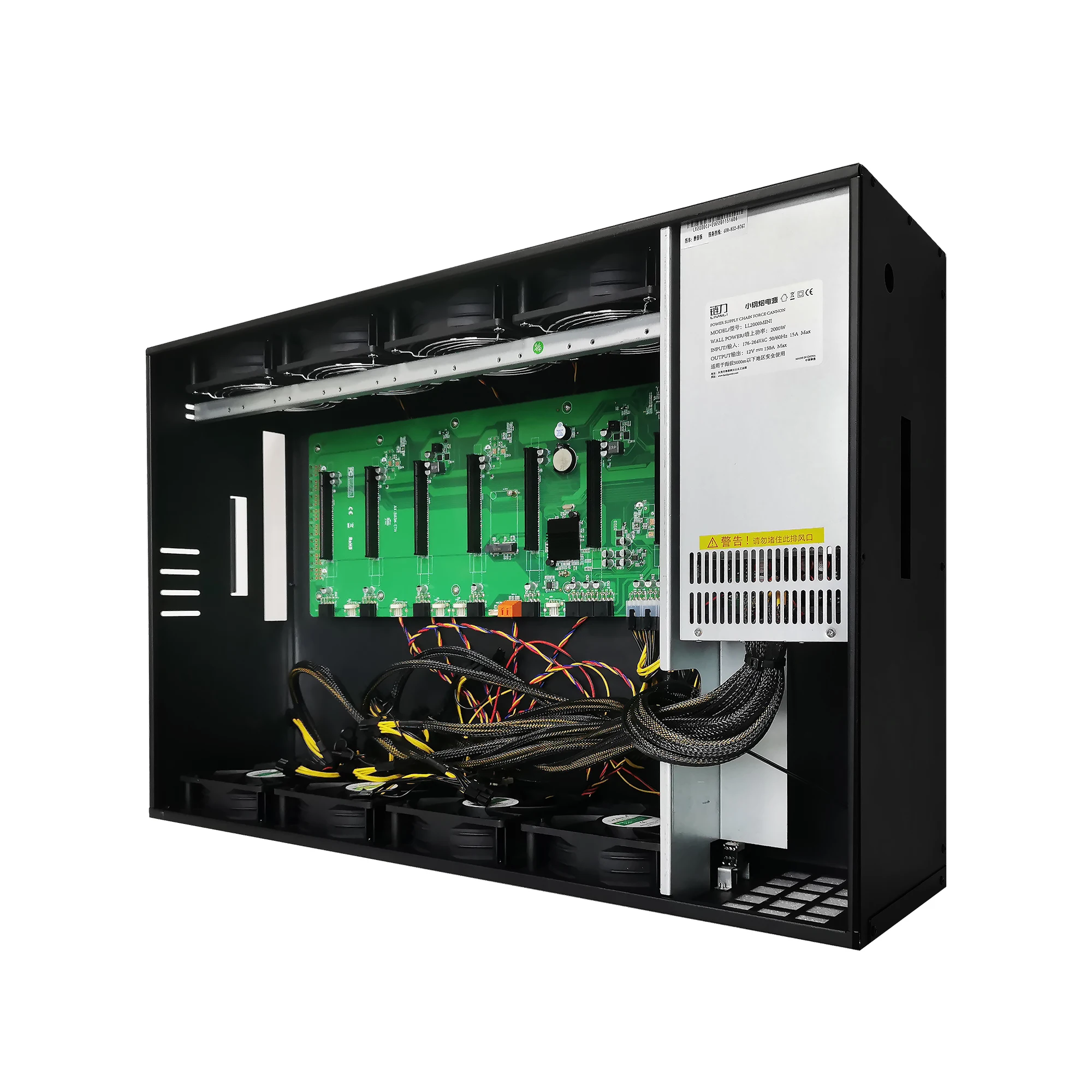 Чехол для графической карты ПК 8 карт GPU системная плата с полным новым