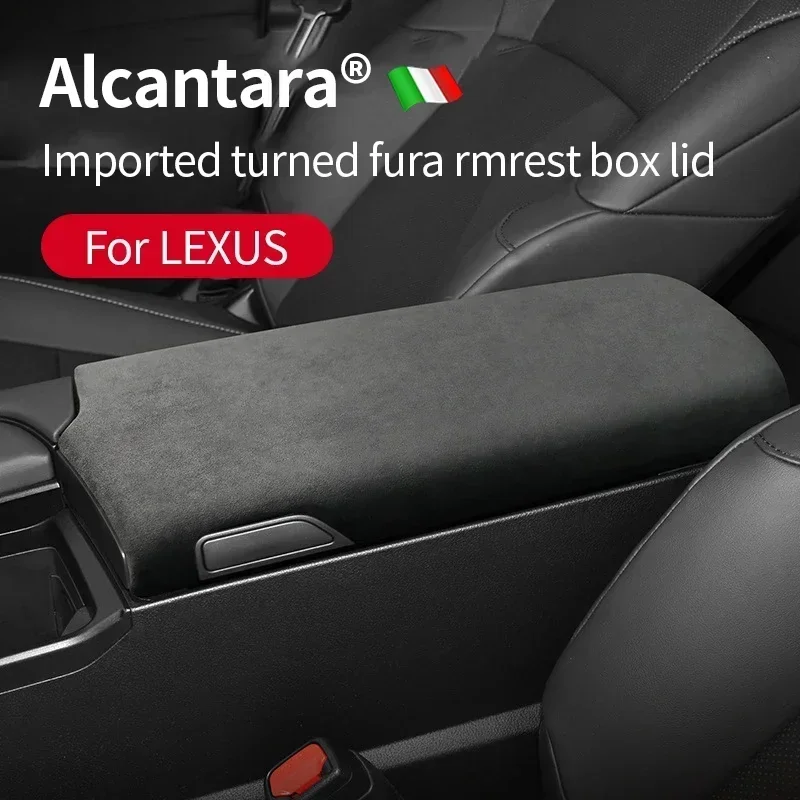 

Алькантара для Lexus ES200 ES250 ES350 ES300h 2018-2023 центральный контрольный подлокотник Крышка панели внутренняя отделка защитная накладка