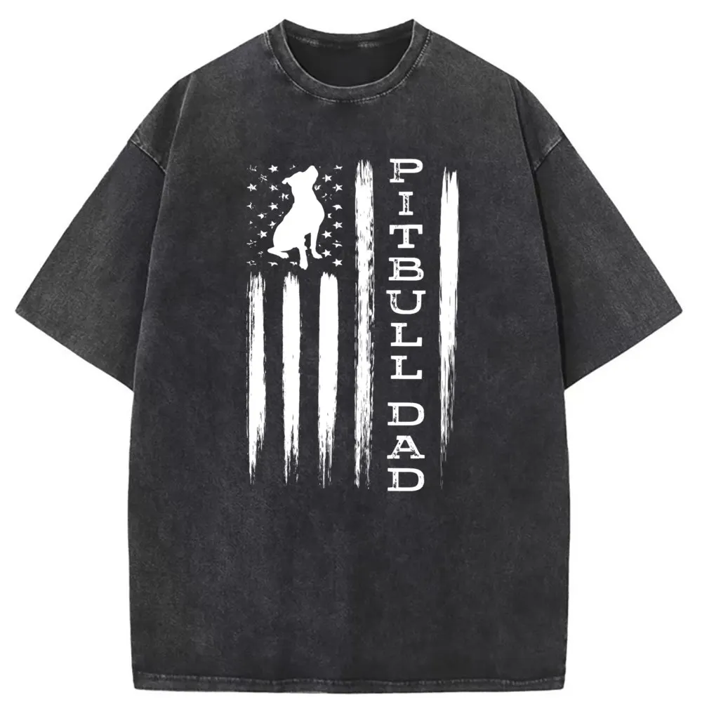 

Proud Pitbull Dad T Shirt America Bully Dog Pittie Sweatshirts Leisure Newest Japan Style Men Long Sleeve Mens Tee Shirt Printed