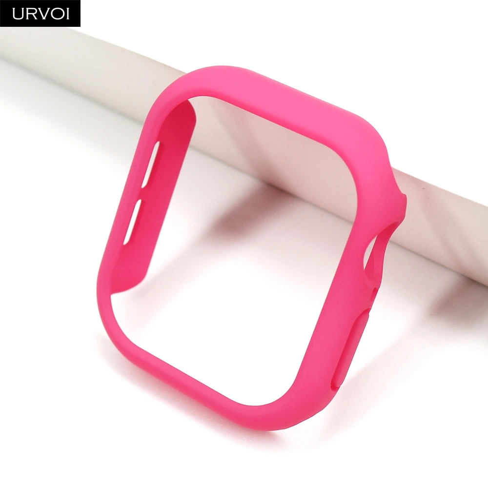 Premium Ultra-Thin Candy PC Case for Smartwatch - Sleek Protective Bumper Frame Accessory