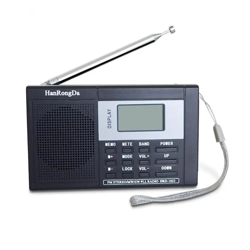 

New HRD-1032 Portable FM Radio Full-band Digital Tuner LCD Display FM Radio