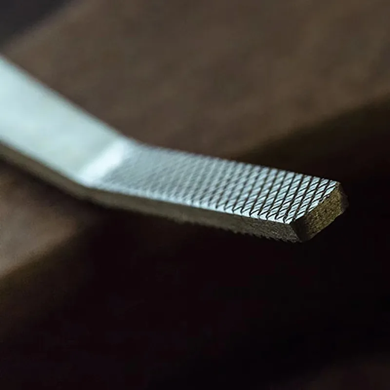 QIANYU Leather Edge Treatment Surface Polishing File, DIY Leather Craft Diamond Pattern Polishing Tool 3/4/5/10mm