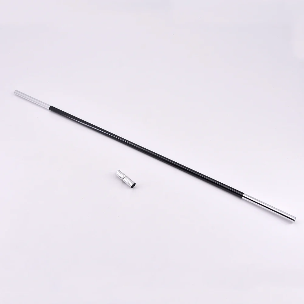 100pcs 나타나는 미니 지팡이 스틱 (검정색, 길이 50cm) 마술 트릭 마술 지팡이 무대 거리 바 파티 액세서리 어린이 장난감 코미디