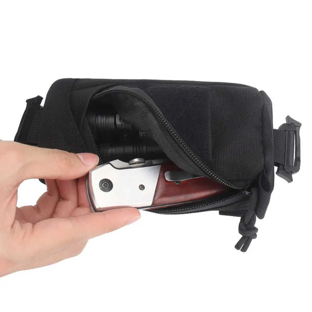 Taktische Schulter Gurt Kleinigkeiten Taschen für Rucksack Zubehör Pack  Schlüssel Taschenlampe Pouch Molle Outdoor Camping EDC Kits Werkzeuge Tasche