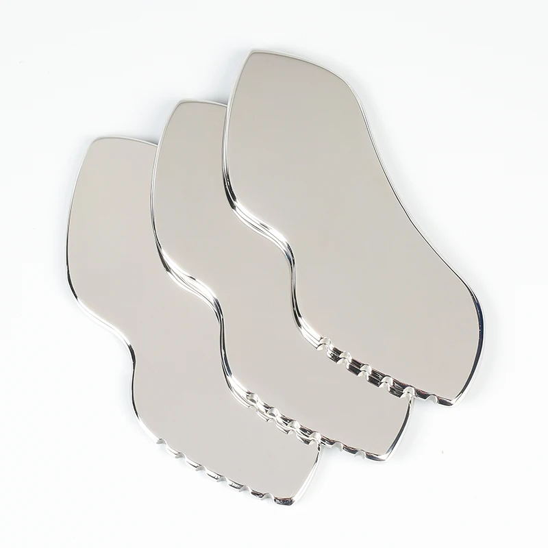 Stainless Gua Sha Tools Steel Scraping Massage Tool Facial Massage Tools for Relaxing Soft Tissue, Reduce Head, Neck, Back Pain 6