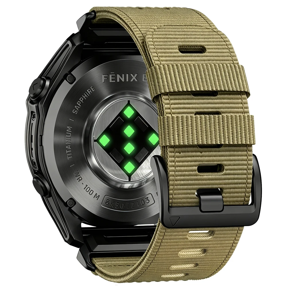 Premium Woven Nylon Smartwatch Strap - QuickFit 22mm/26mm