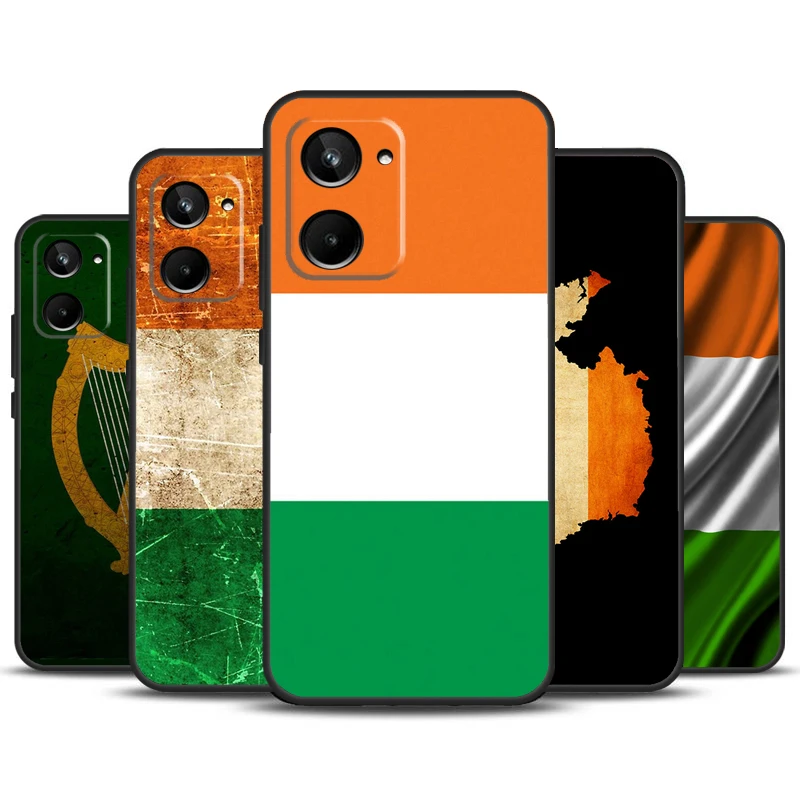 Irlanda Irish Flag Per Realme 12 11 Pro Plus 10 Pro Gt5 Gt3 C55 C53 C51 C33 C31 C30 C25S C21Y C15 Gt Neo5 Case