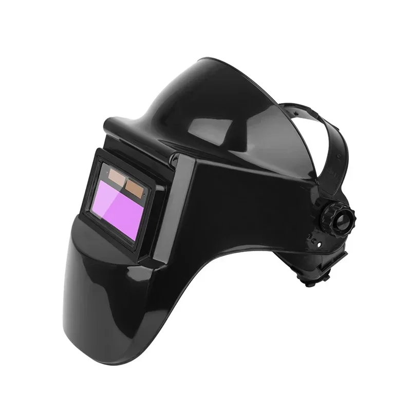 New Portable Electric Welding Protective Face Shield Solar Auto-Darkening Argon Arc Welding Head-Mounted Face Protective Helmet