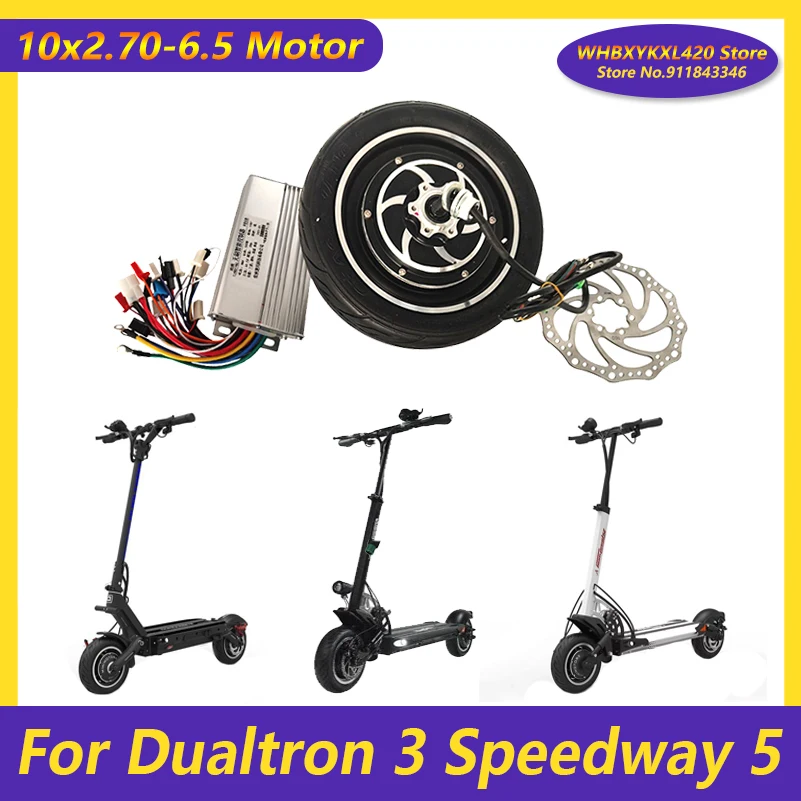 10 Inch Electric Scooter Motor 10x2.706.5 Vacuum Tire 48v 500w For