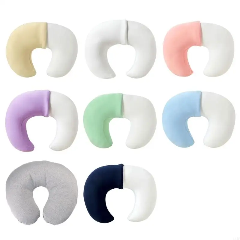 Baby Essential Head Support Cushion Pillow with Detachable Pillowcase Soft Pillow for Breastfeeding 425F