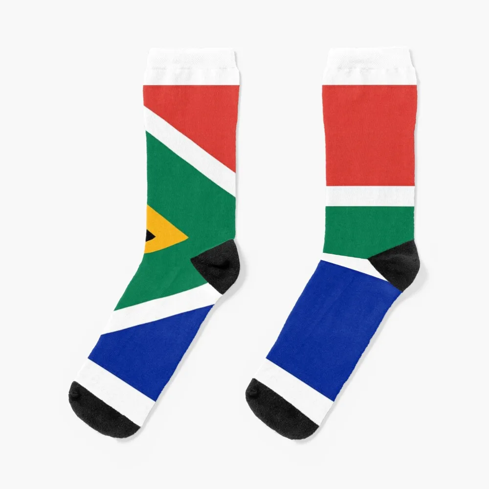 South Africa Flag Socks Stockings retro Men Socks Women's