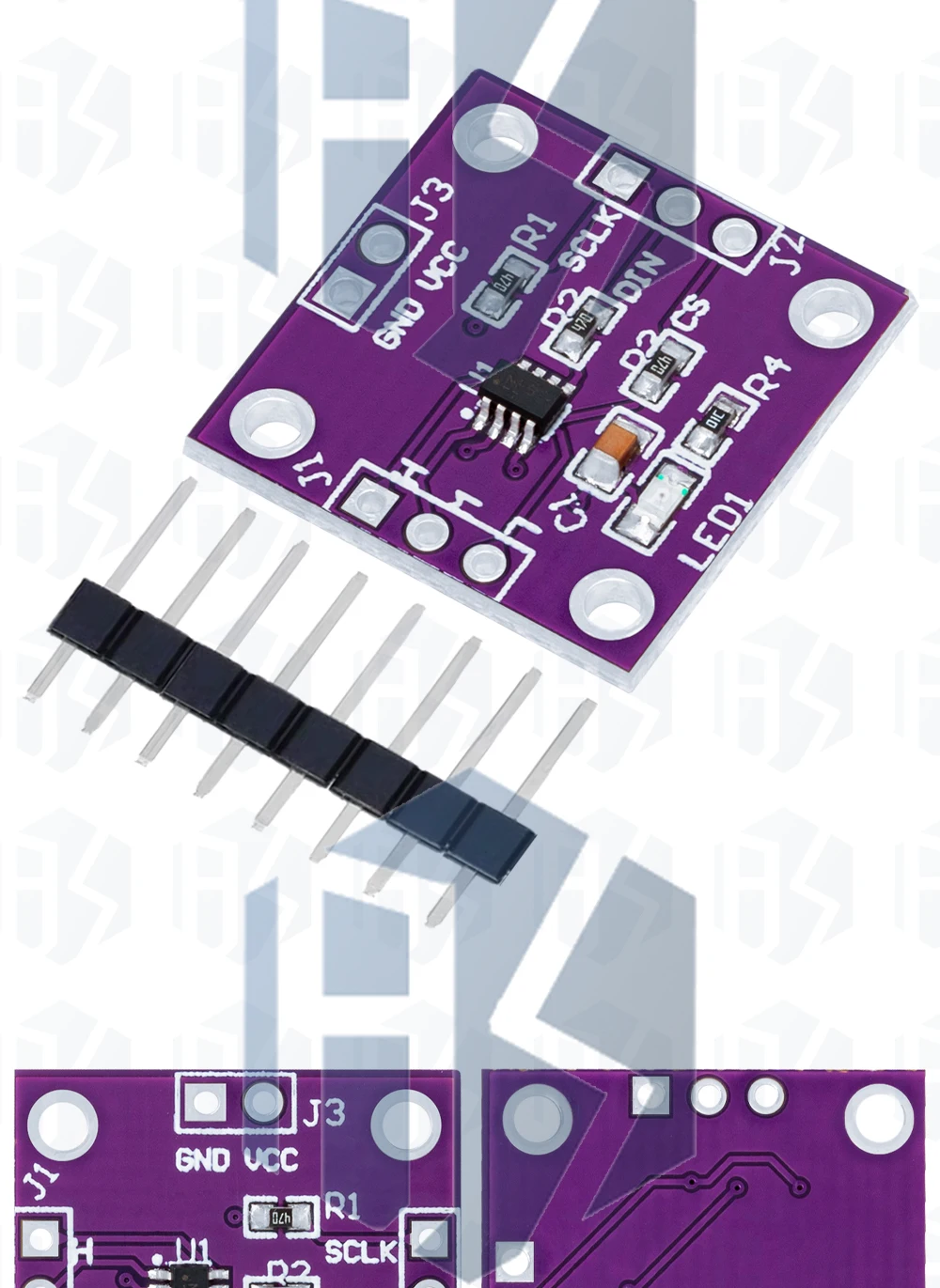 Egbo 2,7 v-5,5 v tpl0501 digitales Potentiometer modul k einstellbare Spi-Port-Einstellung Brücken ausgleichs sensor ultra x9c104 – Detail 6