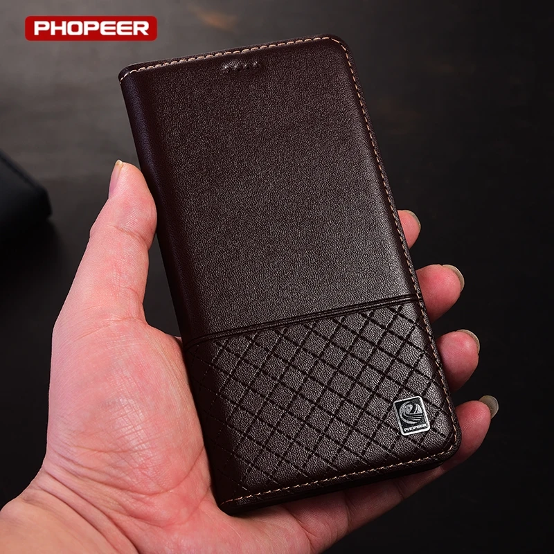 Luxurious Genuine Leather Flip Wallet Case - Star Edition