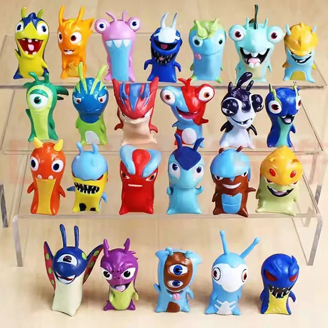 Slugterra figuras de acción de 5cm para niños, juguetes de Anime de 24 unids/set, Mini monstruo, de PVC, regalo de y Navidad| | AliExpress