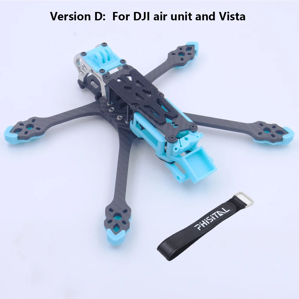 S85bf5f8a5a464fc58342385f90b660b3U Mark5 MK5 DC DeadCat Structure FPV Frame Kit 5inch Carbon Fiber for O3/air unit/vista RC Quadcopter Racing Drone DIY parts