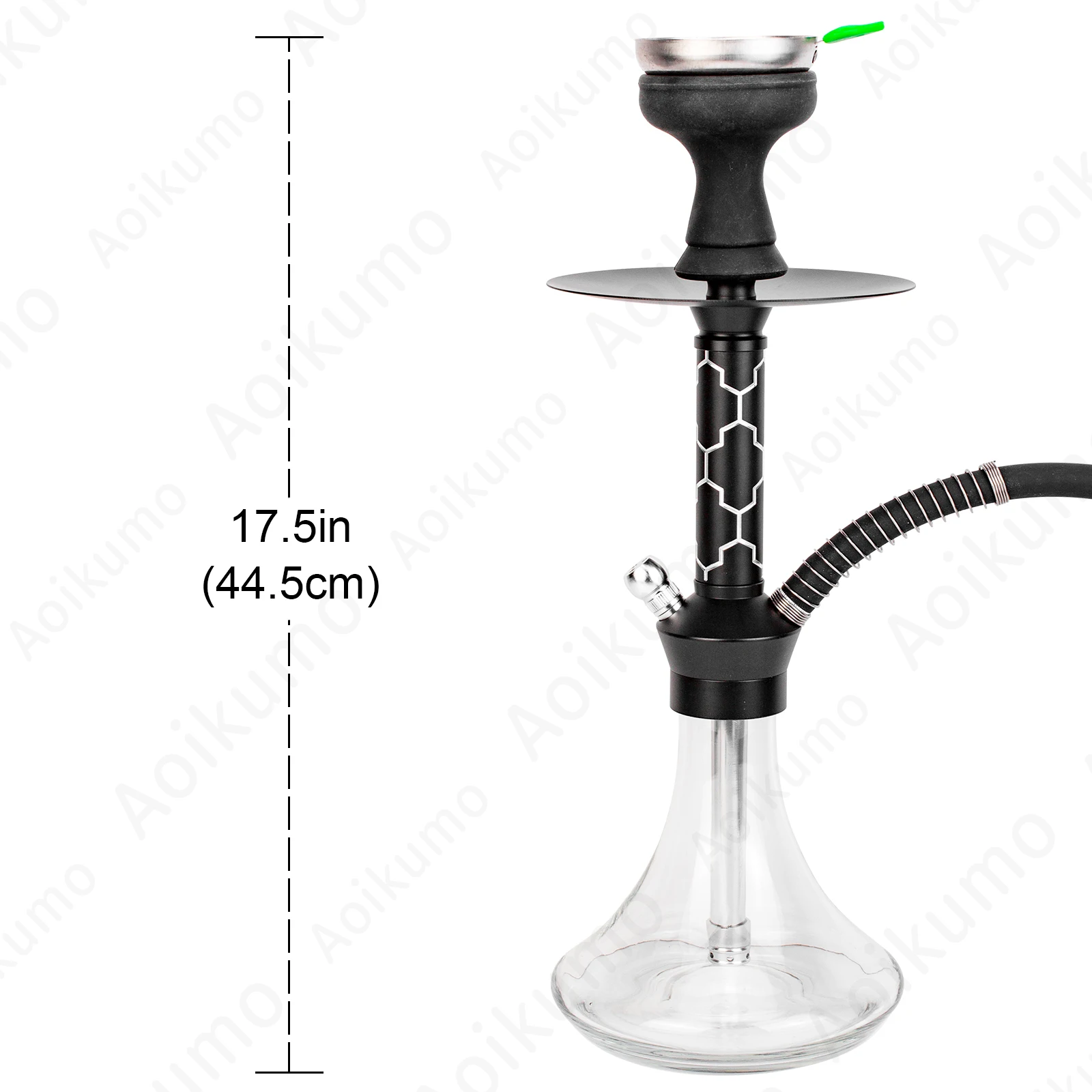 Portable Glass Travel Hookah with Case Bag Set