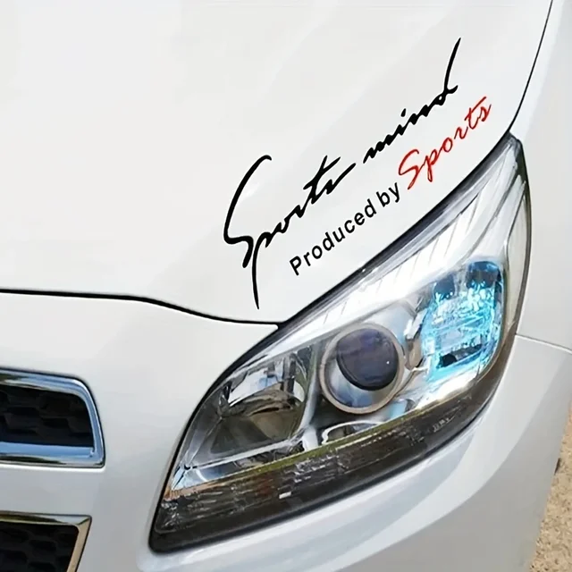 Sports Mind Decal Car Sports Car SUV Hood Body Side Window Reflective Vinyl Trim Graphic Sticker,Motorcycle Sports Decoration