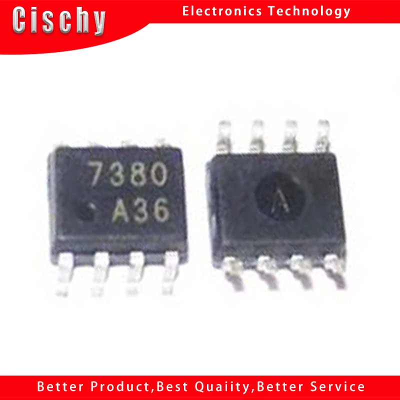 10pcs FAN7380MX SOP8 FAN7380 SOP 7380 SMD 실크 스크린 7380 브리지 칩 IC 드라이버|릴레이 ...