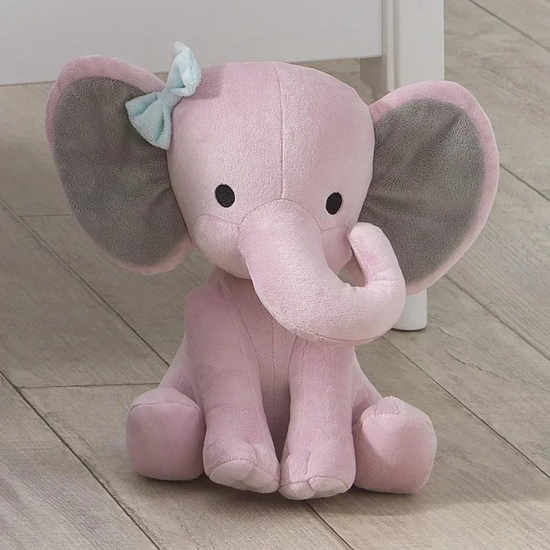 Gray Elephant Stuffed Plush Toys Kawaii Animals Soft Sleeping Stuffed Pillow Doll Plushie for Baby Room Decorative Gifts plush toys 25cm