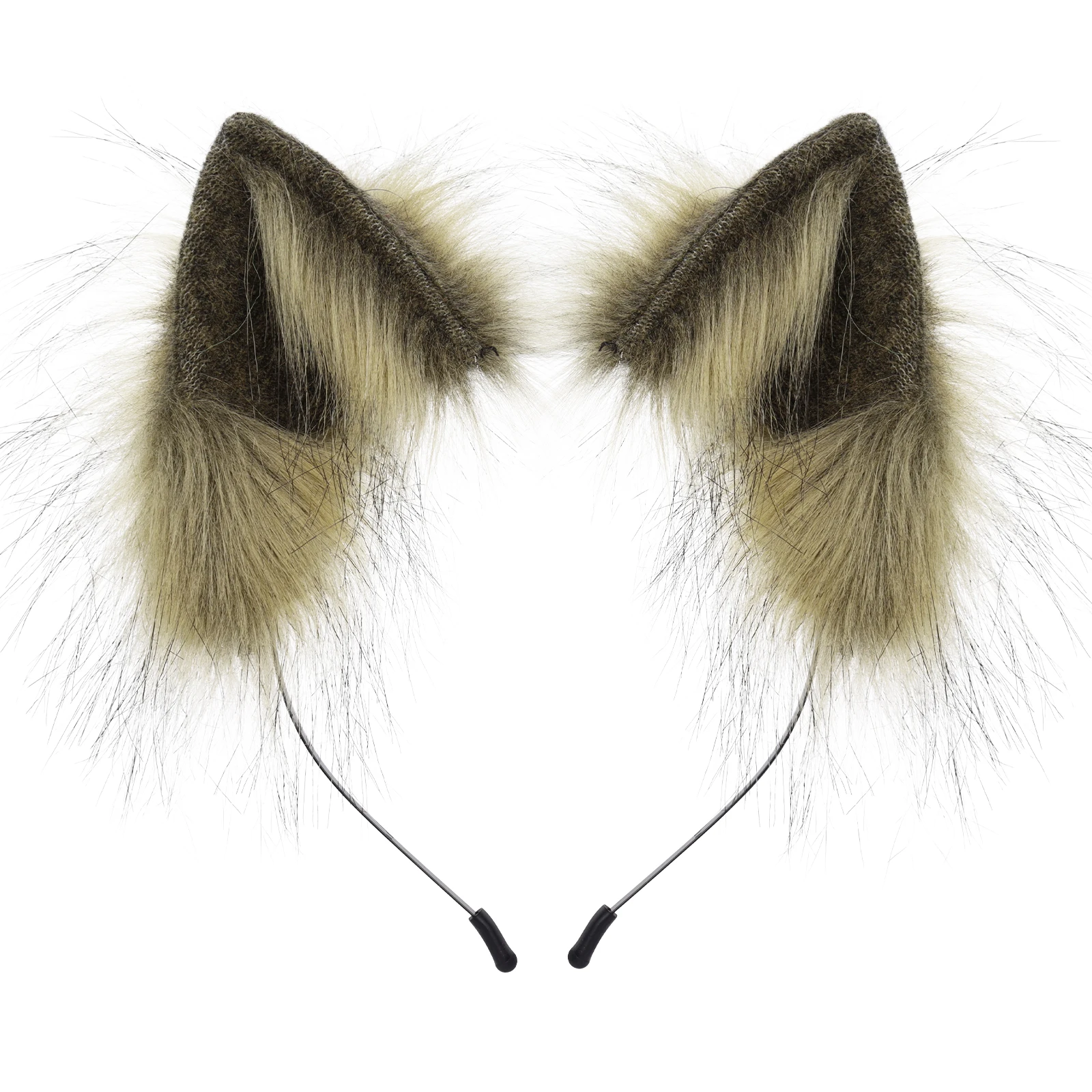 Luxurious Faux Fur Animal Ears Headband - Furry Cat & Fox Ear Costume Accessory