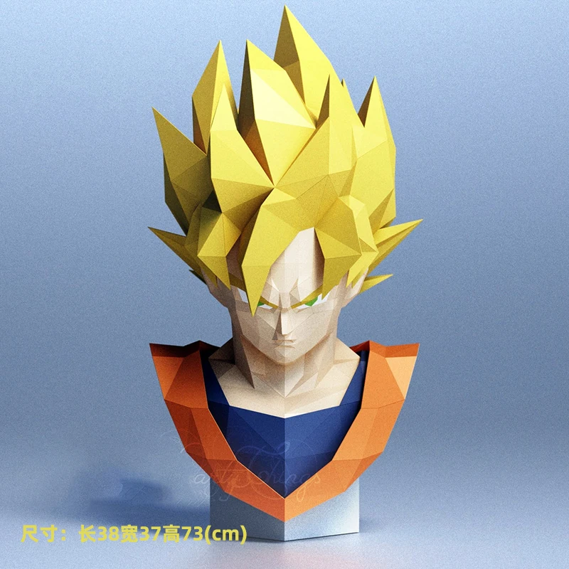 

Бумажная скульптура SonGoku в виде груди, 73 см