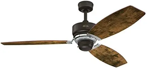 

7207600 Thurlow 54-inch Weathered Bronze Indoor Ceiling Fan, 1 Pack