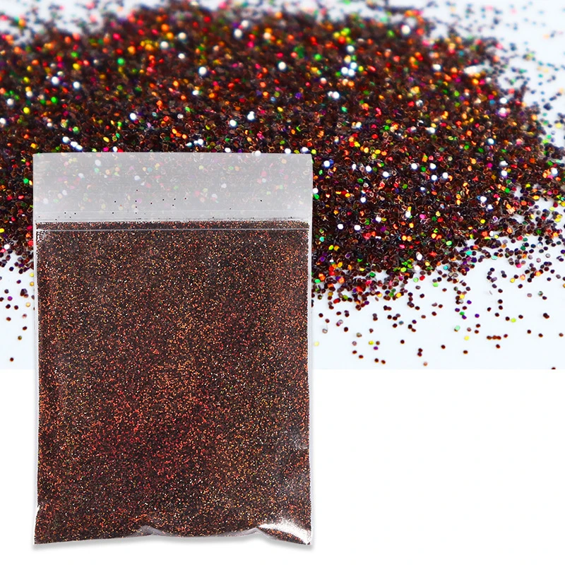 Holographic Glitter Powder for Epoxy Resin and Crafts, Laser Gold and Silver