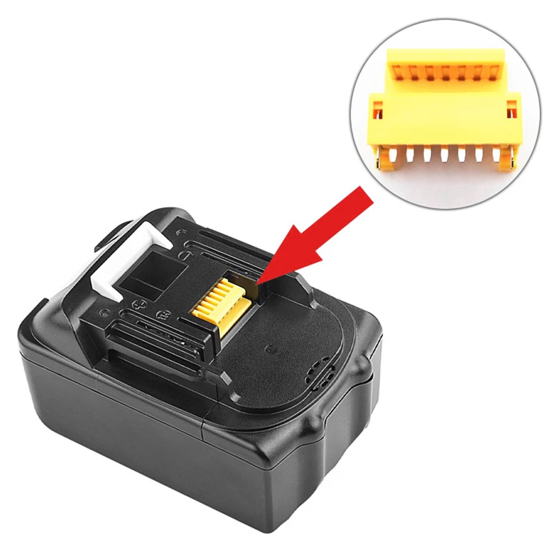 1PCS Charging Protection Board Connector Terminal For Makita 18V Li-ion Battery Converter Adapter BL1850 BL1830 PCB BMS flush mount anderso plug 50a charging battery connector mounting bracket panel cover accessories for caravan camper boat truck