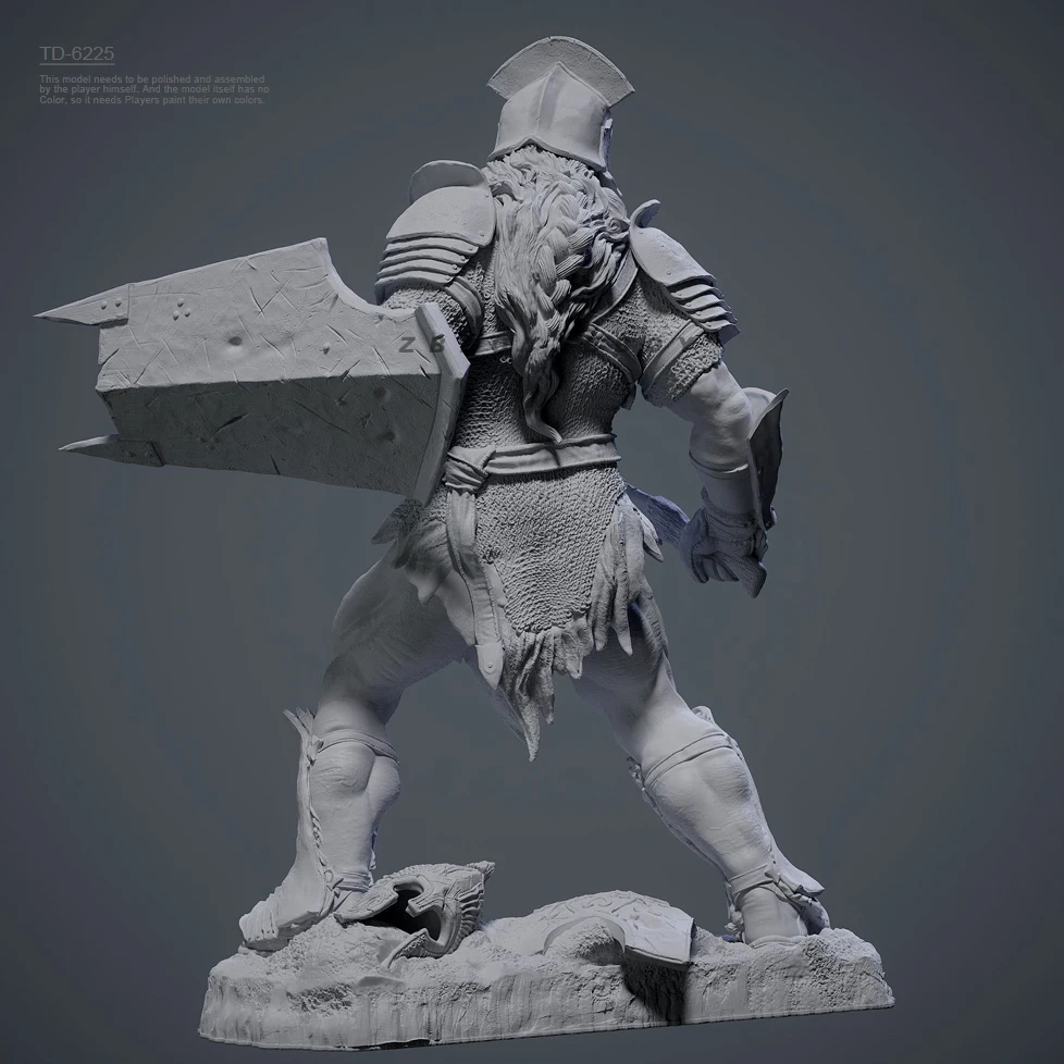 Resin Model Kits - Colorless Self-Assembled Figurines (3D Printing)